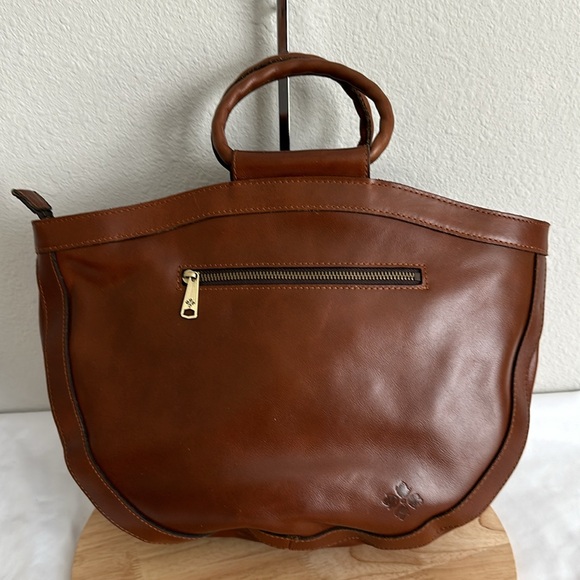 Patricia Nash Woven Leather Oliena Top Handle Satchel - Picture 3 of 7